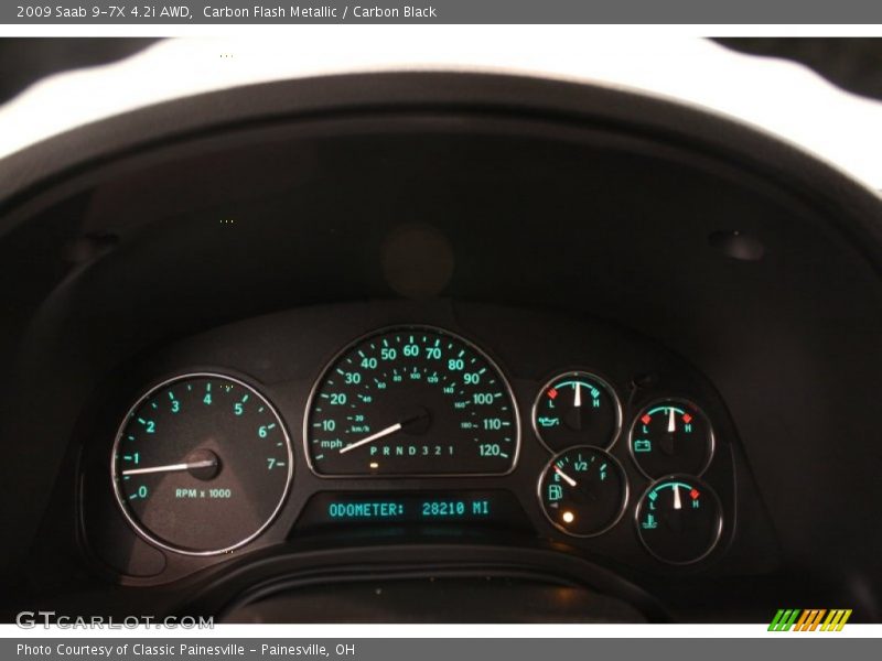 Carbon Flash Metallic / Carbon Black 2009 Saab 9-7X 4.2i AWD