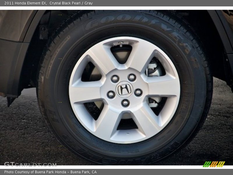 Crystal Black Pearl / Gray 2011 Honda Element EX