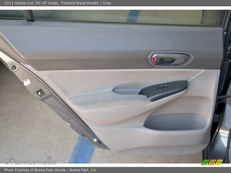 Polished Metal Metallic / Gray 2011 Honda Civic DX-VP Sedan