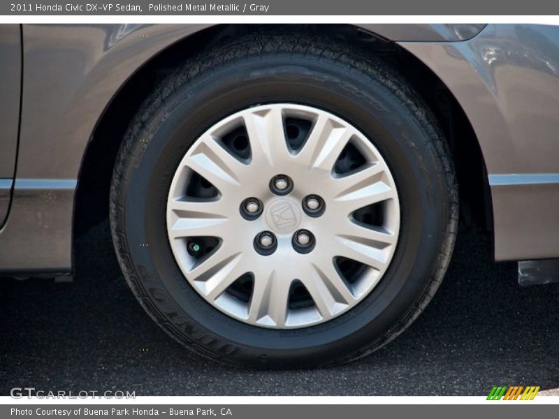 Polished Metal Metallic / Gray 2011 Honda Civic DX-VP Sedan