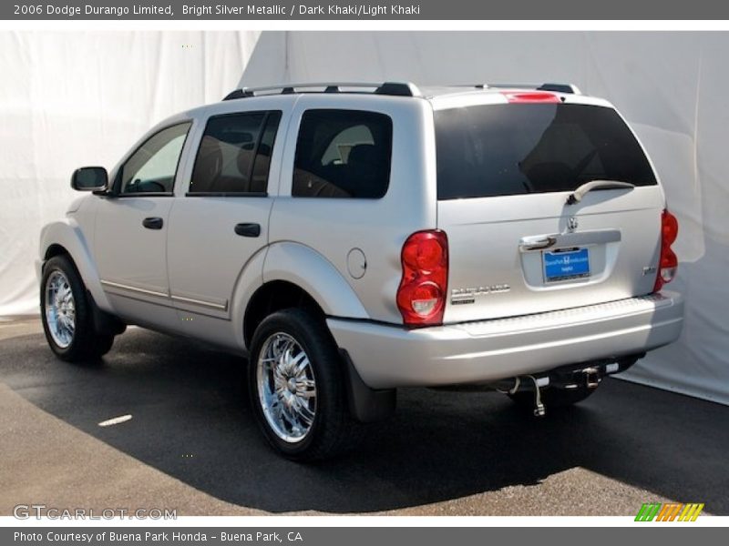 Bright Silver Metallic / Dark Khaki/Light Khaki 2006 Dodge Durango Limited
