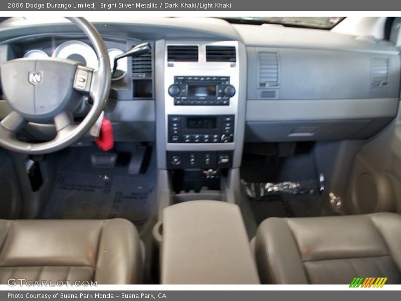 Bright Silver Metallic / Dark Khaki/Light Khaki 2006 Dodge Durango Limited