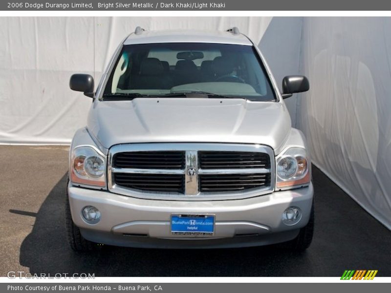 Bright Silver Metallic / Dark Khaki/Light Khaki 2006 Dodge Durango Limited