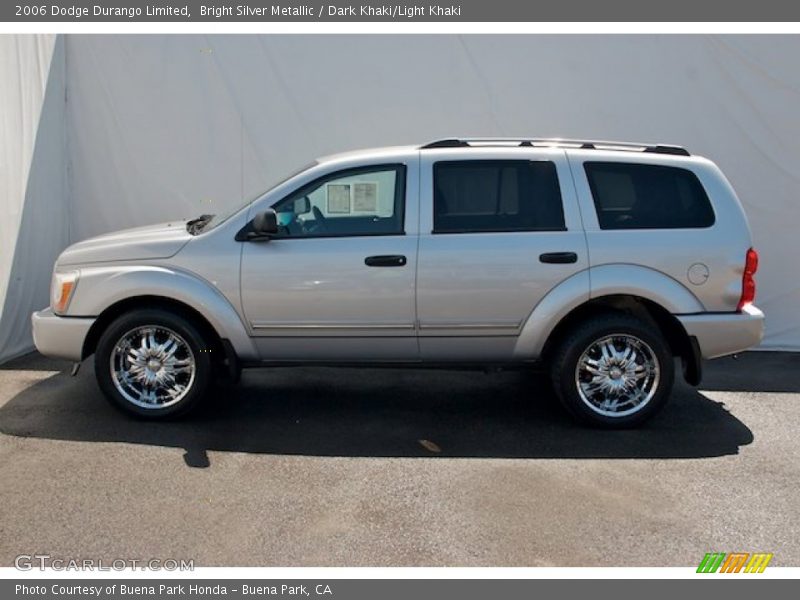 Bright Silver Metallic / Dark Khaki/Light Khaki 2006 Dodge Durango Limited