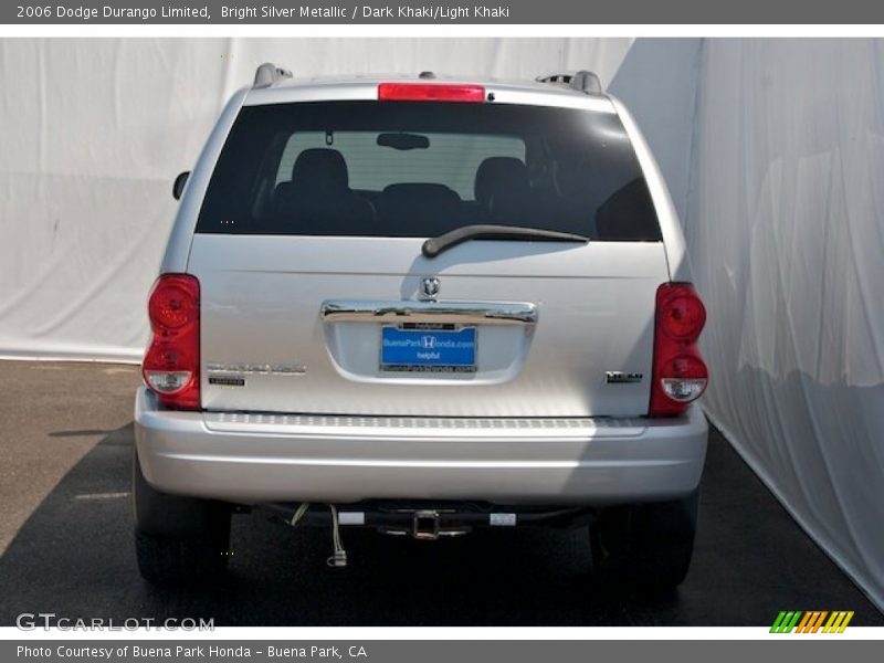 Bright Silver Metallic / Dark Khaki/Light Khaki 2006 Dodge Durango Limited