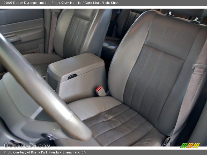 Bright Silver Metallic / Dark Khaki/Light Khaki 2006 Dodge Durango Limited