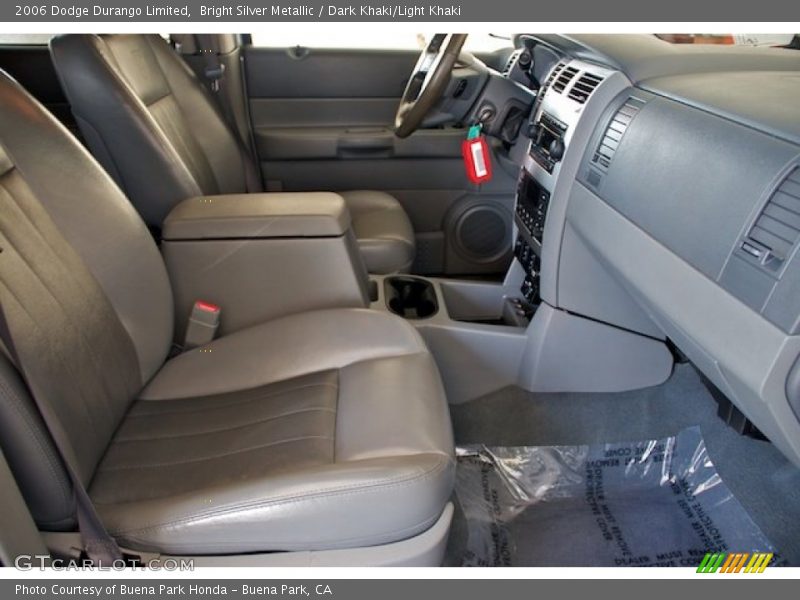 Bright Silver Metallic / Dark Khaki/Light Khaki 2006 Dodge Durango Limited