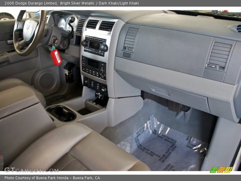 Bright Silver Metallic / Dark Khaki/Light Khaki 2006 Dodge Durango Limited
