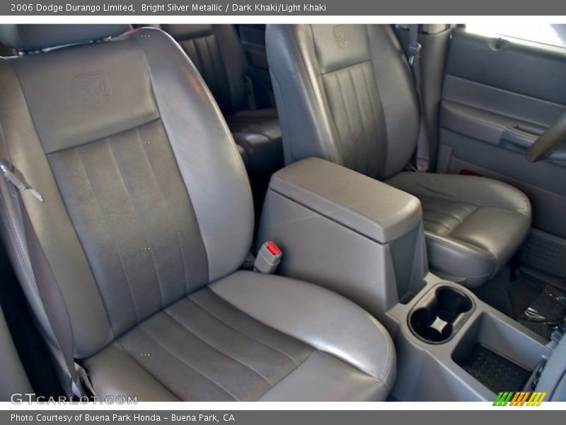 Bright Silver Metallic / Dark Khaki/Light Khaki 2006 Dodge Durango Limited