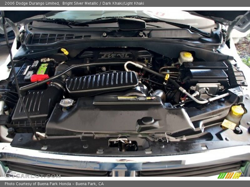 Bright Silver Metallic / Dark Khaki/Light Khaki 2006 Dodge Durango Limited