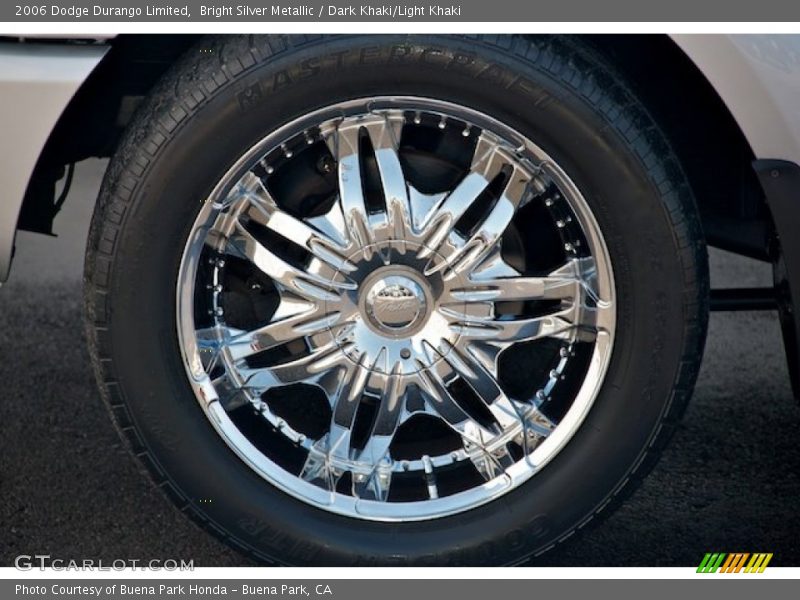 Bright Silver Metallic / Dark Khaki/Light Khaki 2006 Dodge Durango Limited