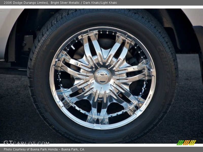 Bright Silver Metallic / Dark Khaki/Light Khaki 2006 Dodge Durango Limited