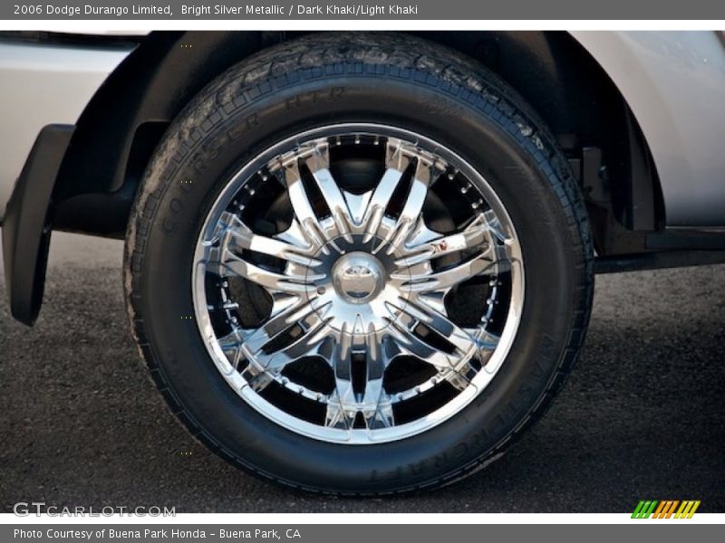 Bright Silver Metallic / Dark Khaki/Light Khaki 2006 Dodge Durango Limited