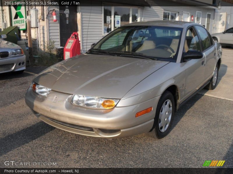 Gold / Tan 2001 Saturn S Series SL1 Sedan