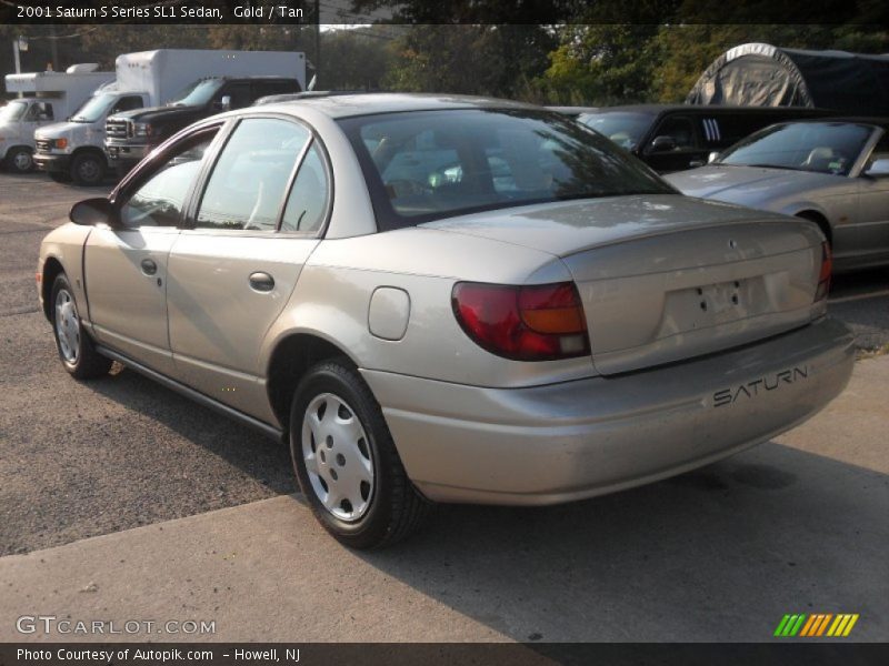 Gold / Tan 2001 Saturn S Series SL1 Sedan