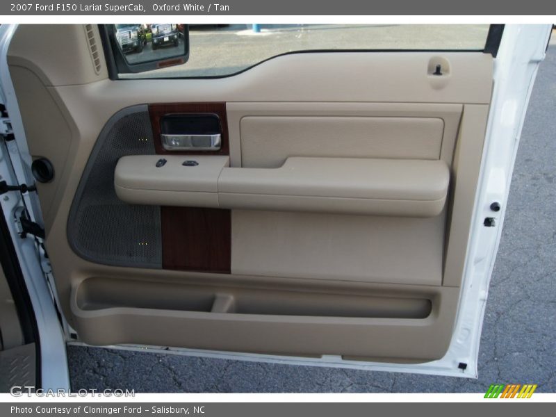 Oxford White / Tan 2007 Ford F150 Lariat SuperCab