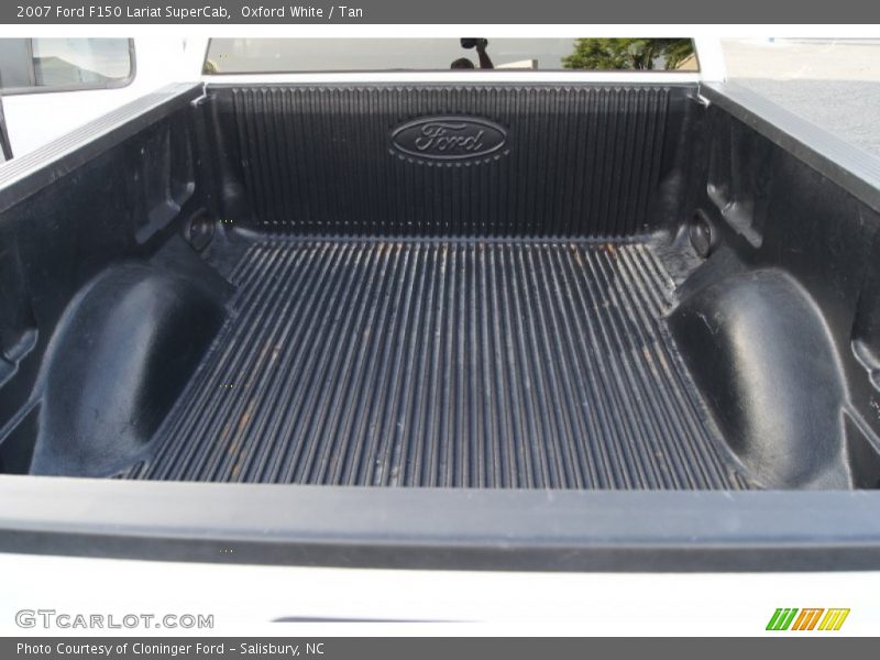 Oxford White / Tan 2007 Ford F150 Lariat SuperCab