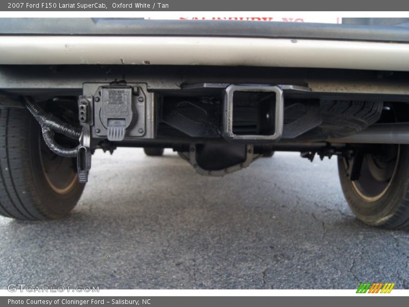Oxford White / Tan 2007 Ford F150 Lariat SuperCab