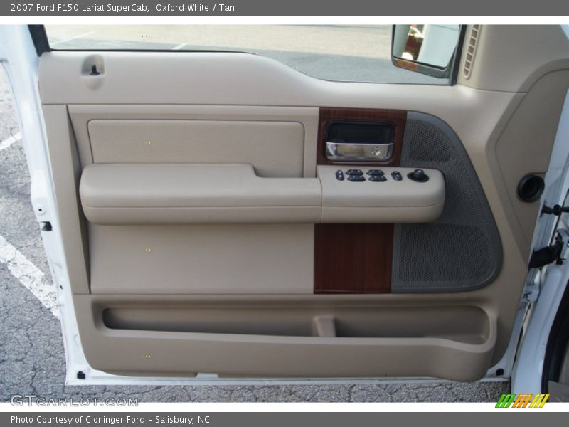Oxford White / Tan 2007 Ford F150 Lariat SuperCab