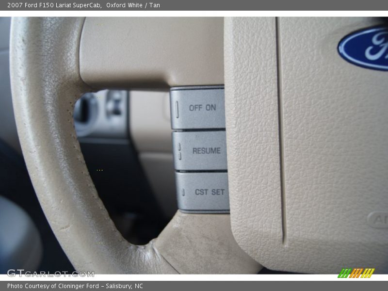 Oxford White / Tan 2007 Ford F150 Lariat SuperCab