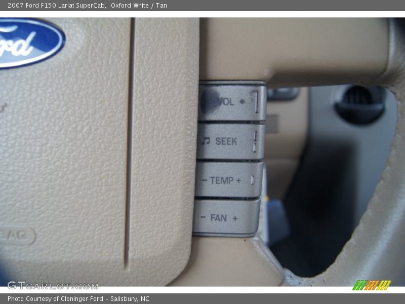 Oxford White / Tan 2007 Ford F150 Lariat SuperCab