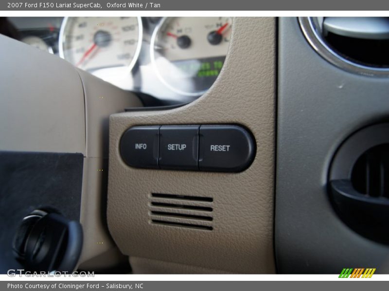 Oxford White / Tan 2007 Ford F150 Lariat SuperCab