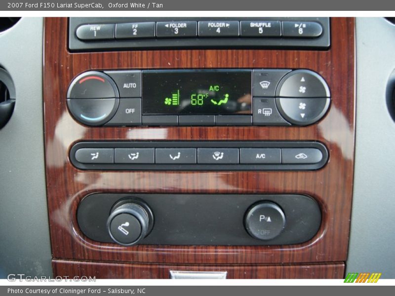 Oxford White / Tan 2007 Ford F150 Lariat SuperCab