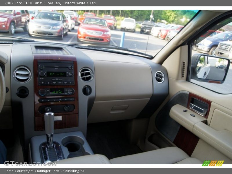 Oxford White / Tan 2007 Ford F150 Lariat SuperCab
