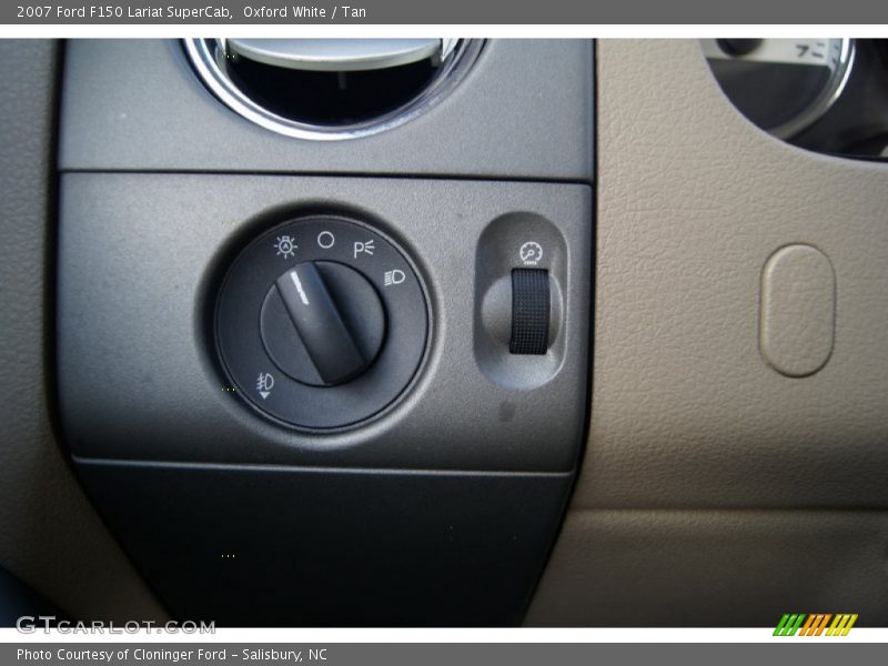 Oxford White / Tan 2007 Ford F150 Lariat SuperCab