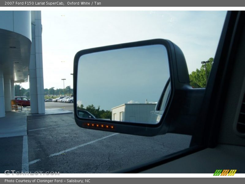 Oxford White / Tan 2007 Ford F150 Lariat SuperCab