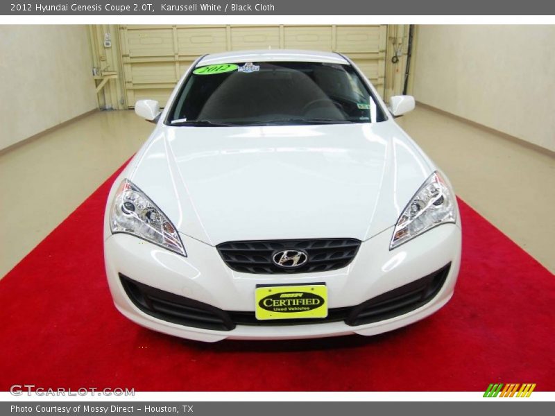 Karussell White / Black Cloth 2012 Hyundai Genesis Coupe 2.0T