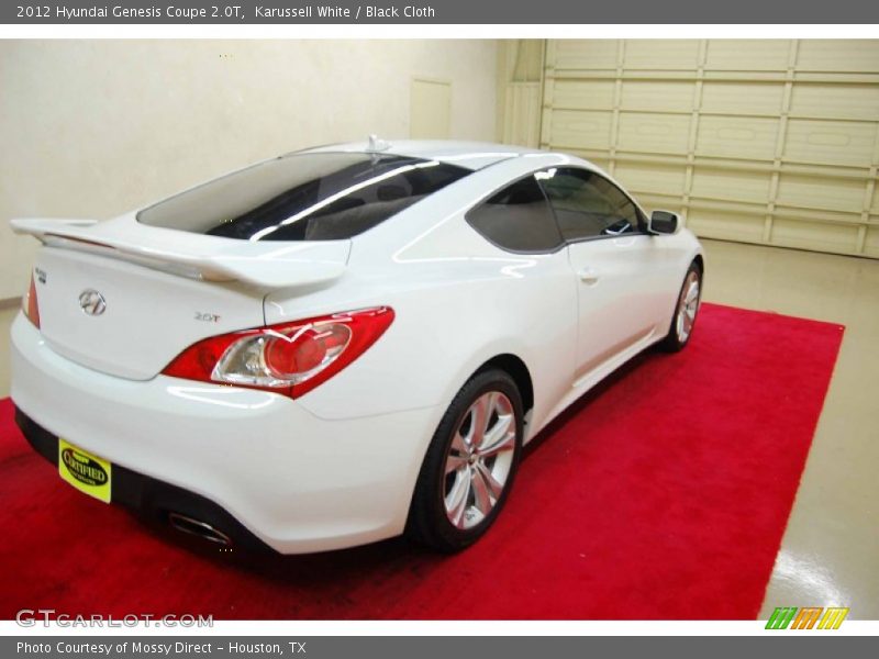 Karussell White / Black Cloth 2012 Hyundai Genesis Coupe 2.0T