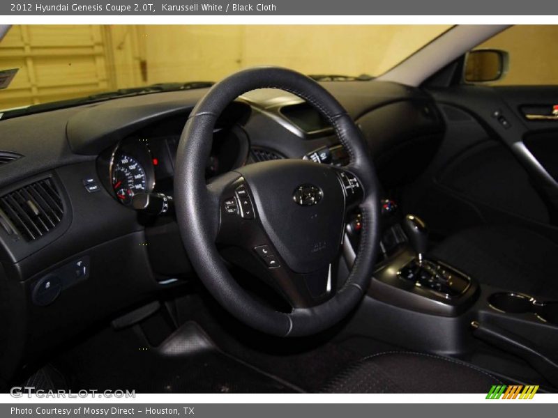 Karussell White / Black Cloth 2012 Hyundai Genesis Coupe 2.0T