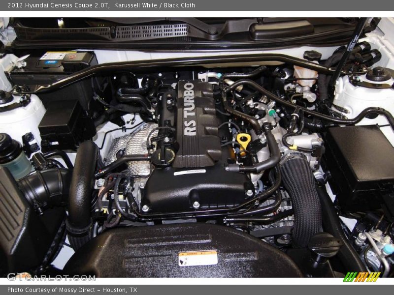 Karussell White / Black Cloth 2012 Hyundai Genesis Coupe 2.0T