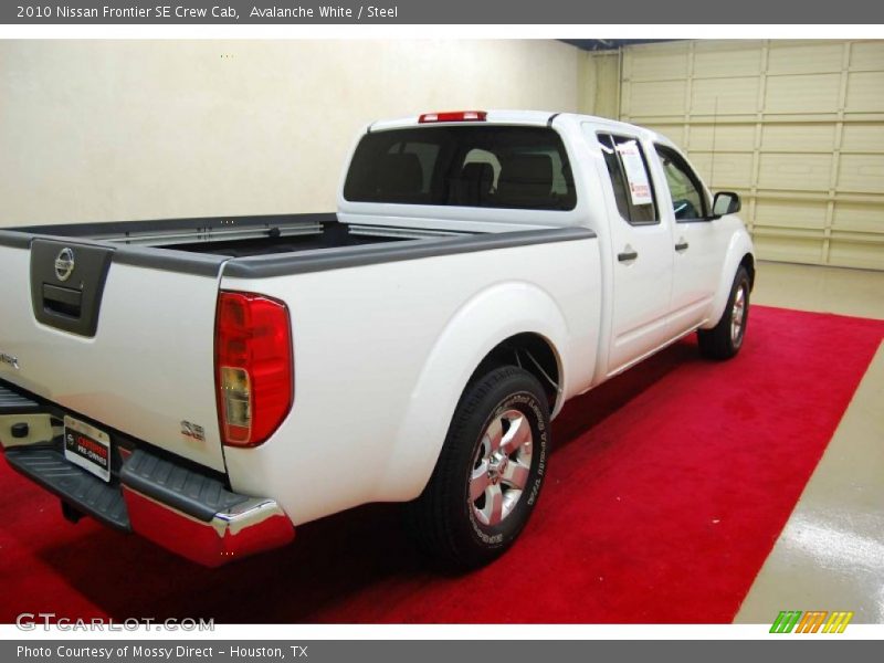Avalanche White / Steel 2010 Nissan Frontier SE Crew Cab