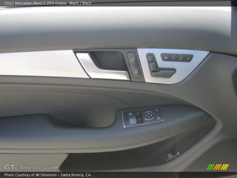 Black / Black 2012 Mercedes-Benz C 250 Coupe