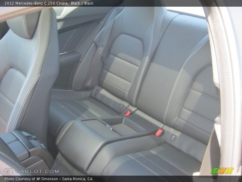 Black / Black 2012 Mercedes-Benz C 250 Coupe