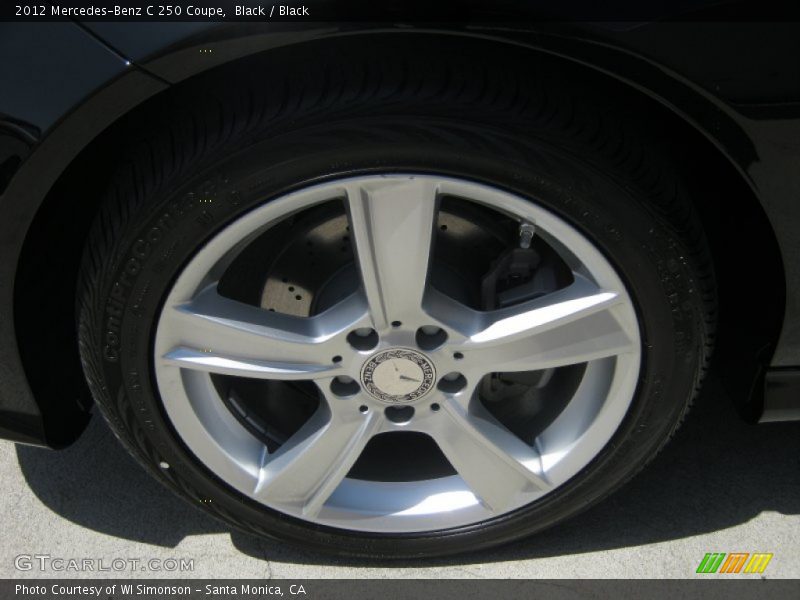 Black / Black 2012 Mercedes-Benz C 250 Coupe