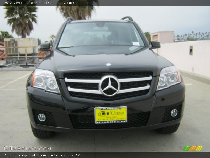 Black / Black 2012 Mercedes-Benz GLK 350