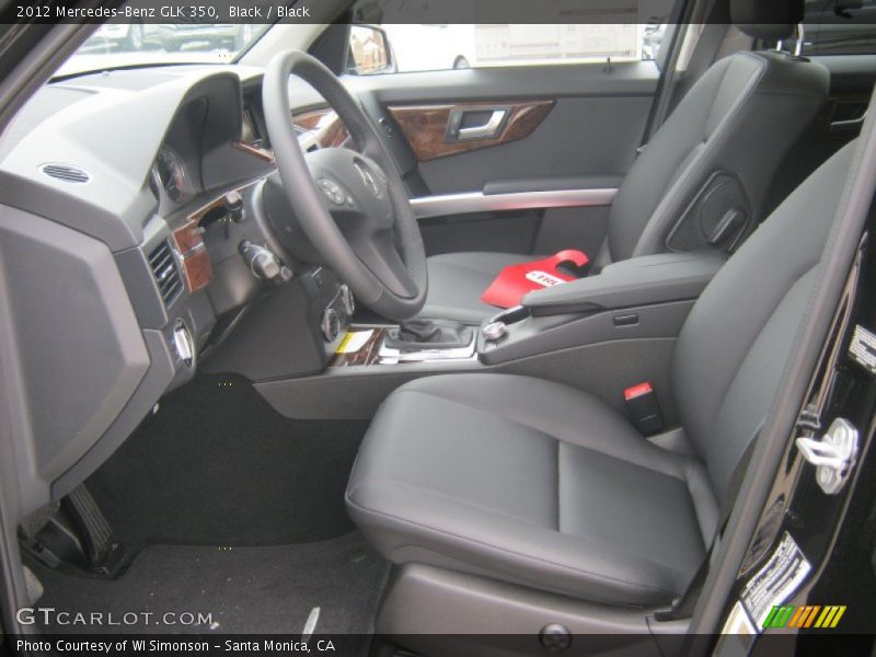 Black / Black 2012 Mercedes-Benz GLK 350