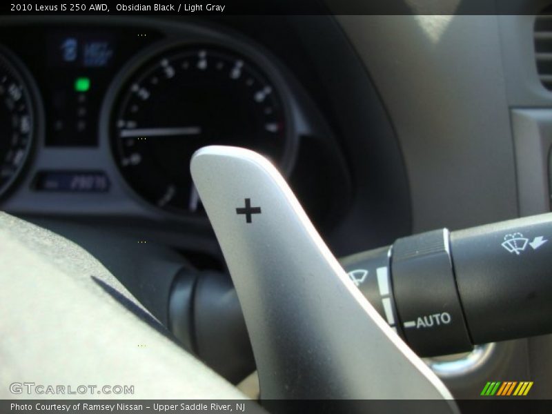 Obsidian Black / Light Gray 2010 Lexus IS 250 AWD