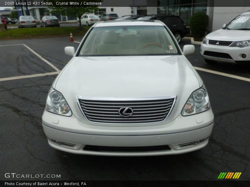 Crystal White / Cashmere 2005 Lexus LS 430 Sedan