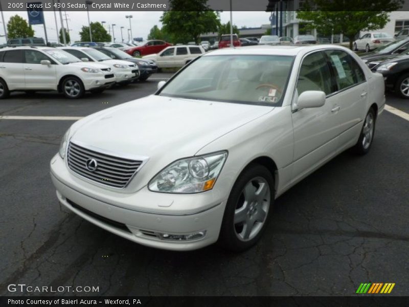 Crystal White / Cashmere 2005 Lexus LS 430 Sedan
