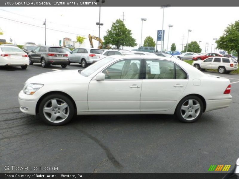 Crystal White / Cashmere 2005 Lexus LS 430 Sedan