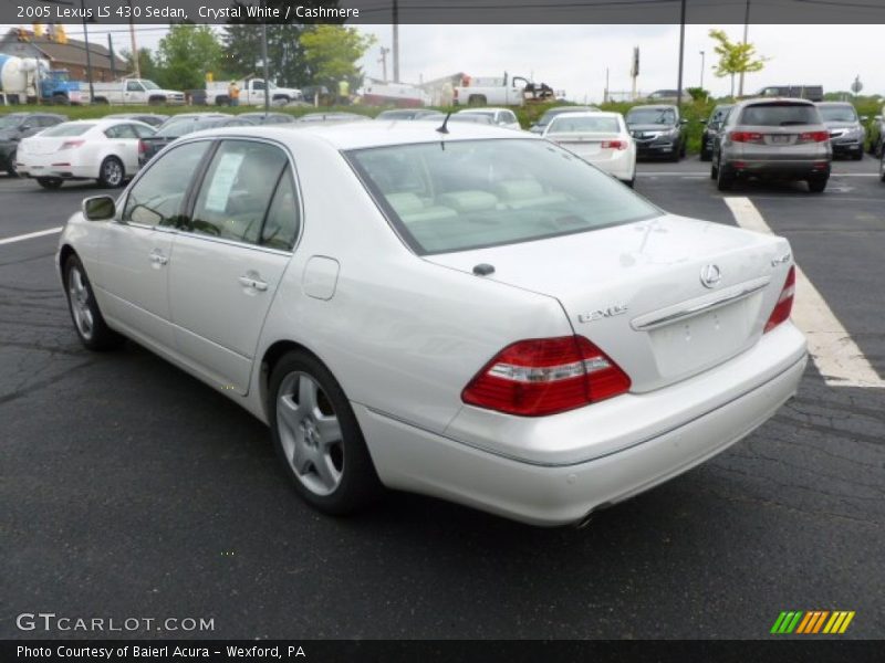 Crystal White / Cashmere 2005 Lexus LS 430 Sedan