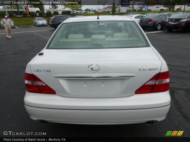 Crystal White / Cashmere 2005 Lexus LS 430 Sedan