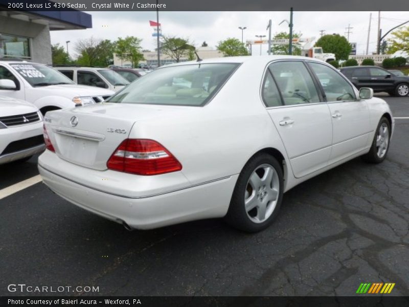 Crystal White / Cashmere 2005 Lexus LS 430 Sedan