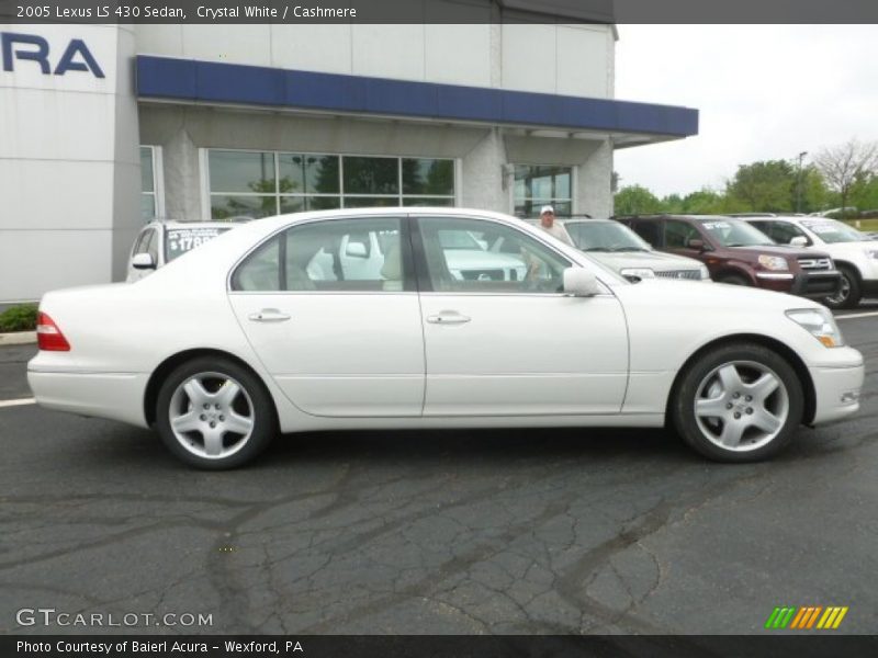 Crystal White / Cashmere 2005 Lexus LS 430 Sedan