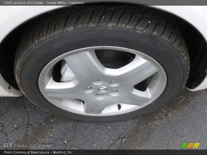 Crystal White / Cashmere 2005 Lexus LS 430 Sedan