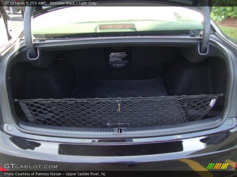 Obsidian Black / Light Gray 2010 Lexus IS 250 AWD